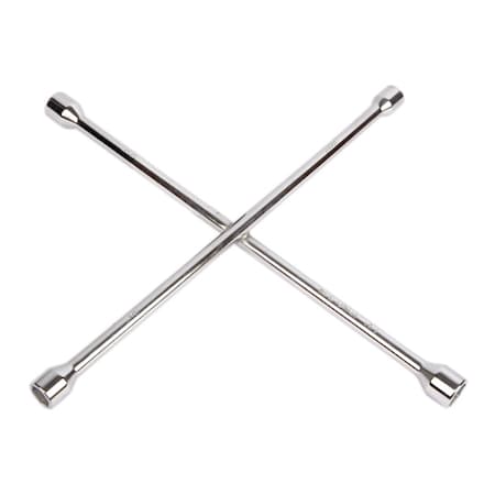 Prime-Line WORKPRO W114015 16-in. Lug Wrench, Universal Fittings, Solid Steel Construction Single Pack W114015